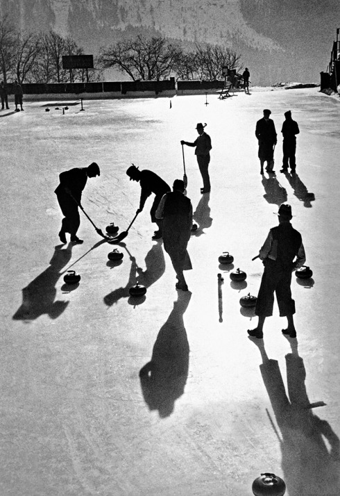 Curling at St. Moritz, 1936